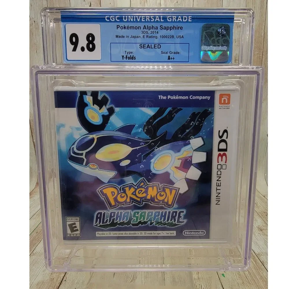 Pokémon Alpha Sapphire Nintendo 3DS 2014 CGC Graded 9.8 A++ Early Print